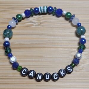 CANUCKS Friendship Bracelet, Size 8"